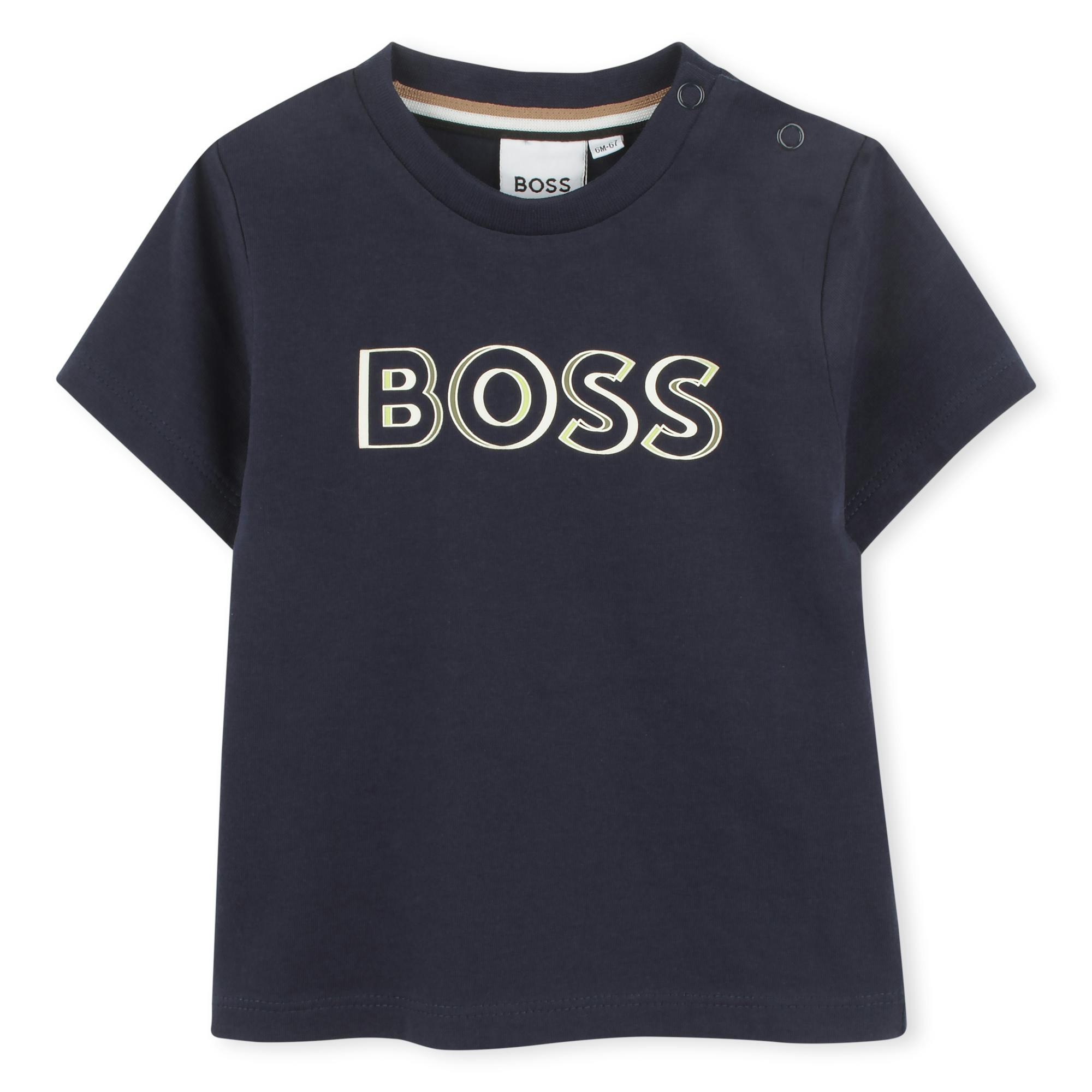 Navy Short Sleeve Logo T-Shirt