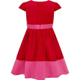 Paris Bow Satin Girls Party Dress