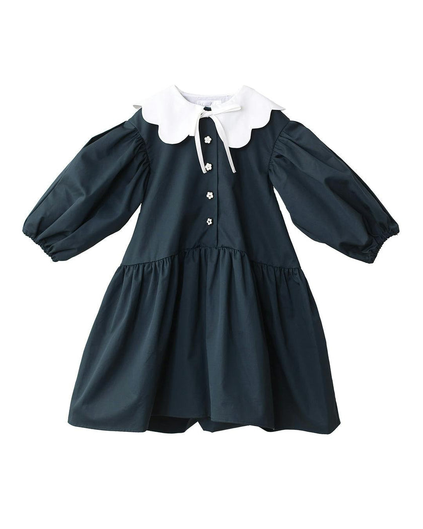 Selena dress (sacramento-green/ivory)