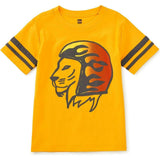 Lion On The Fast Graphic Tee, Gold