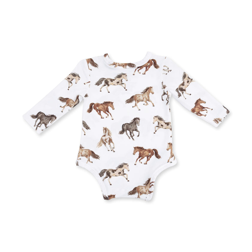 Wild Horses - Long Sleeve Bodysuit