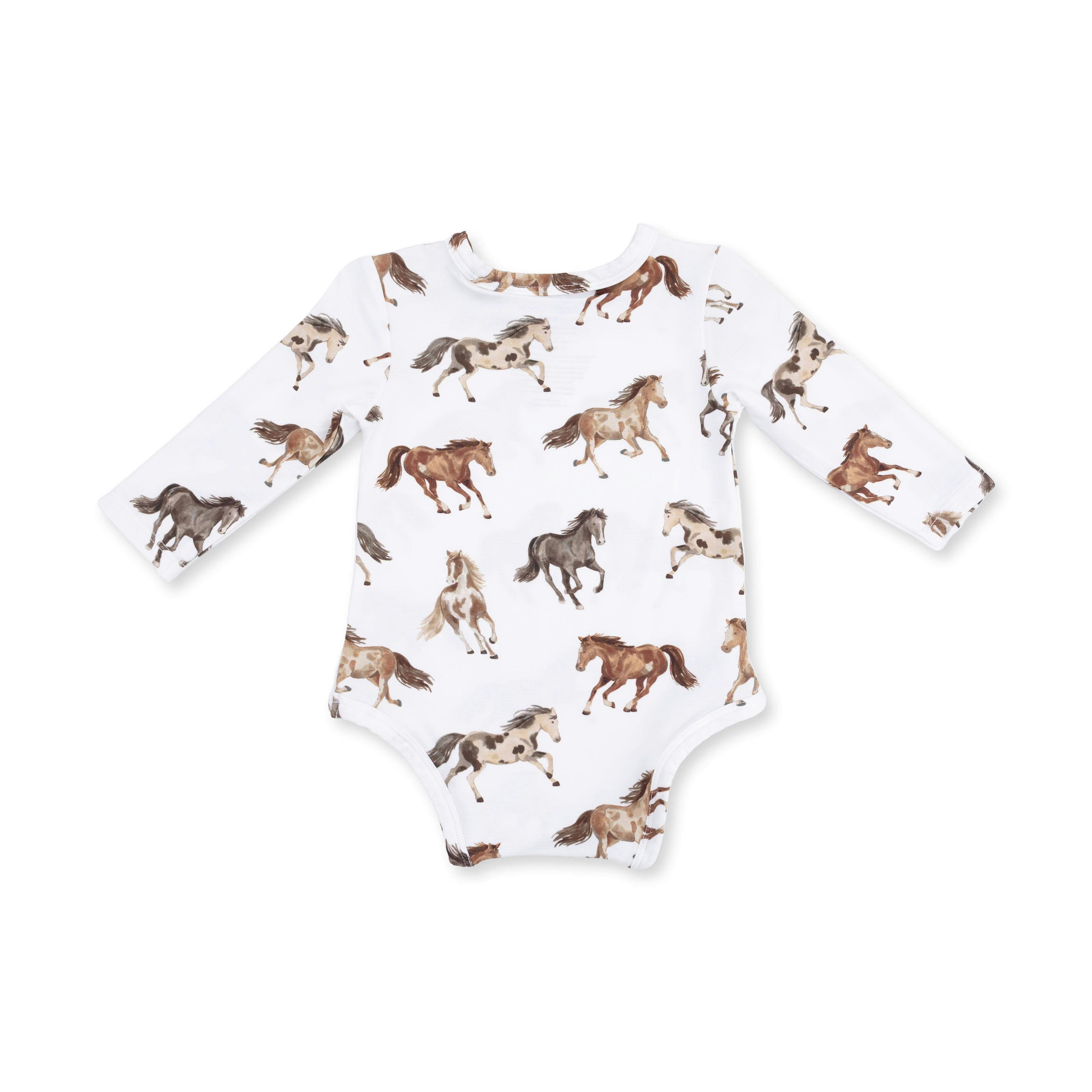 Wild Horses - Long Sleeve Bodysuit