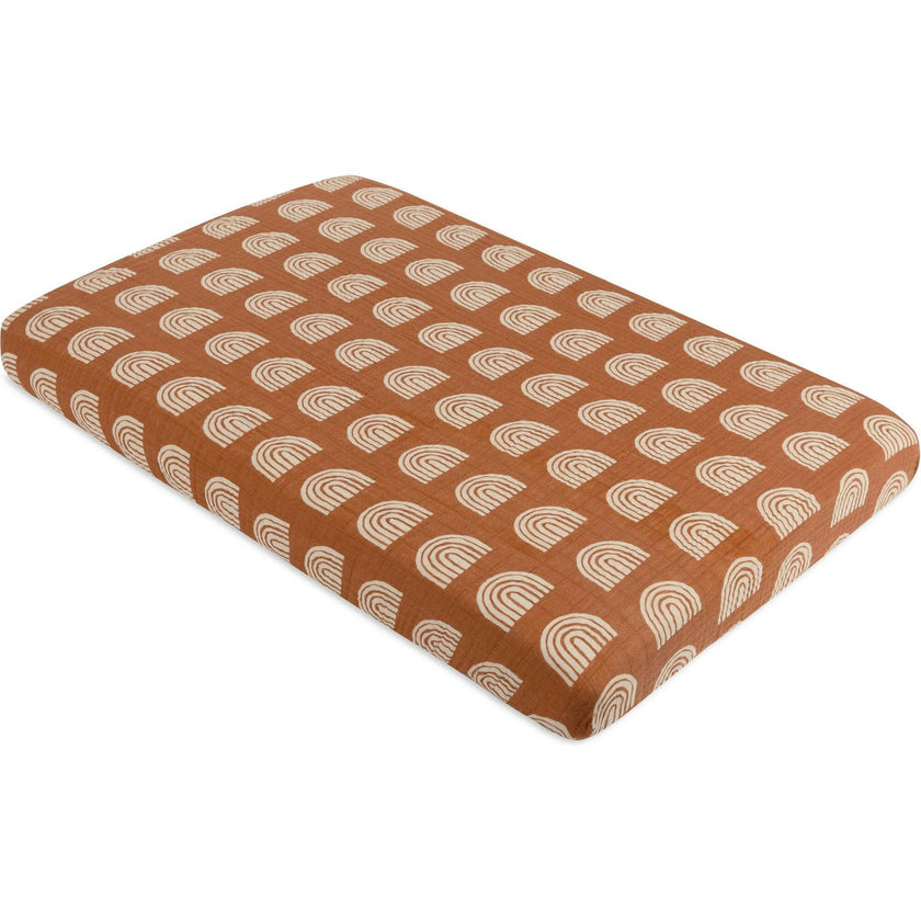 Organic Muslin Cotton Mini Crib Sheet