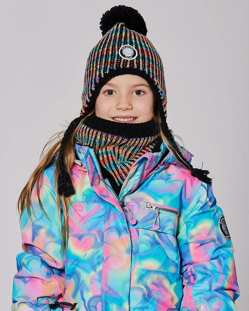 Lined Peruvian Knit Pompom Hat