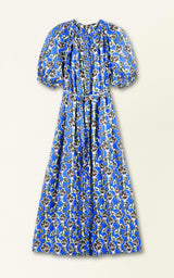 Somerset Dress in Lapis Wildflower
