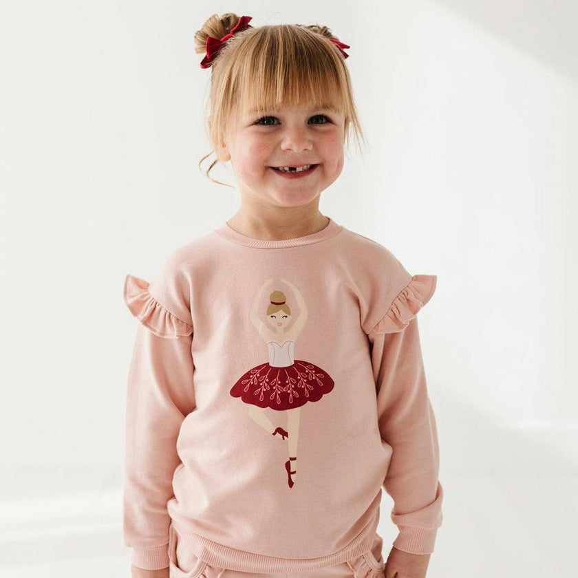 Ruffle Sweatshirt Ballerina