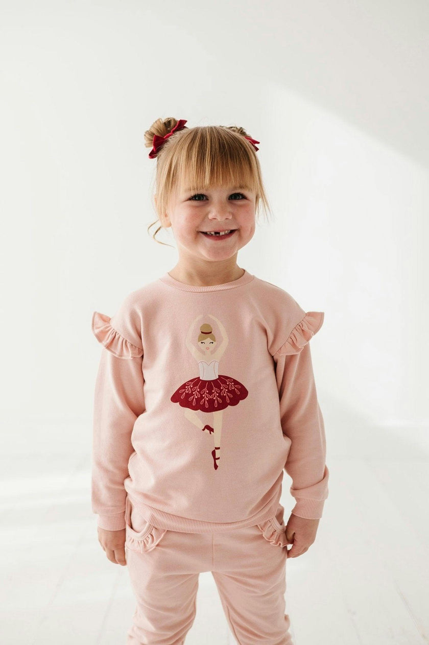 Ruffle Sweatshirt Ballerina