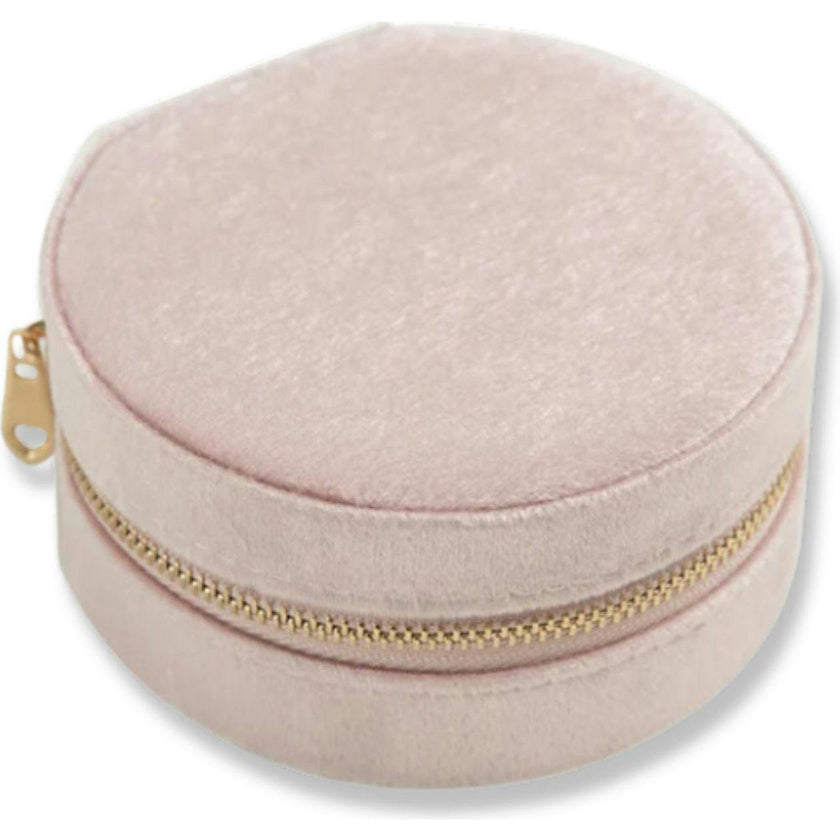 Circle Velvet Jewelry Case