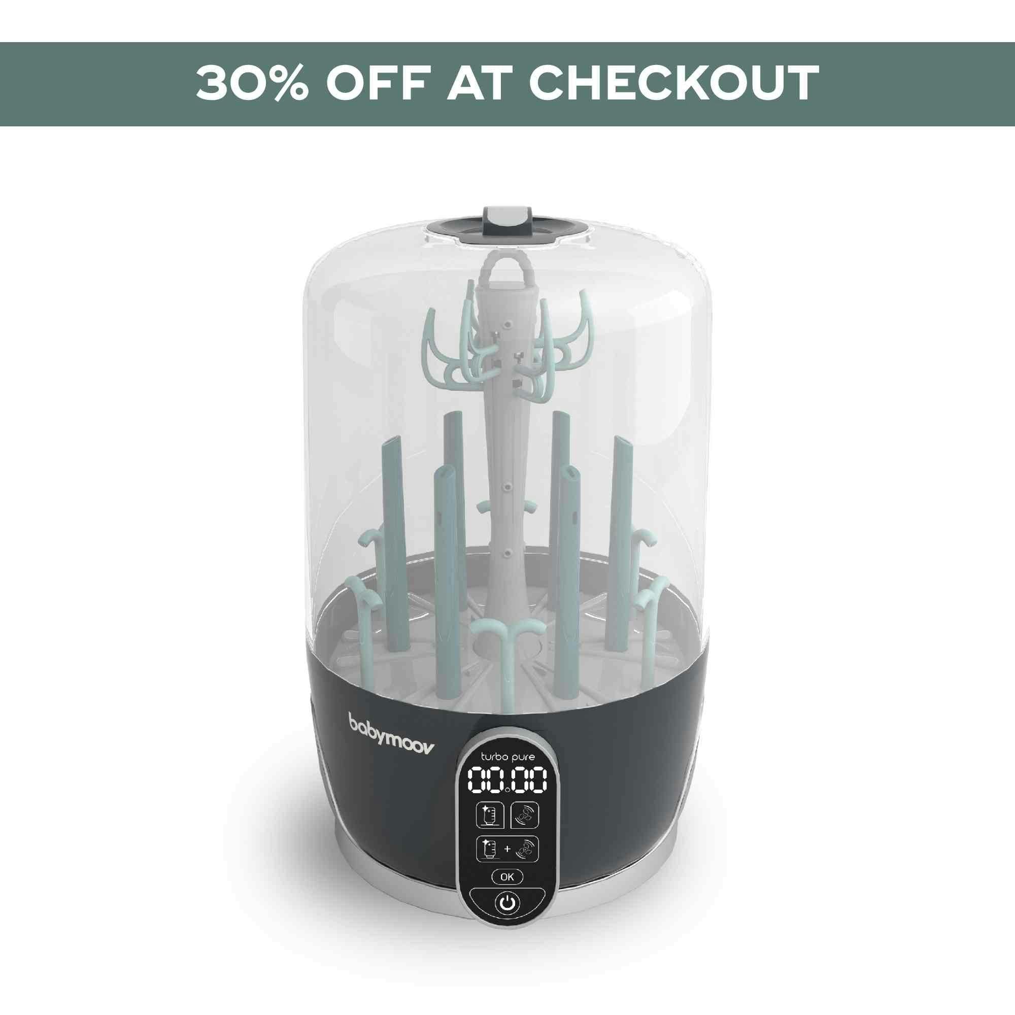 Turbo Pure 3-in-1 Bottle Sterilizer, Dryer & Purified Bottle Storage