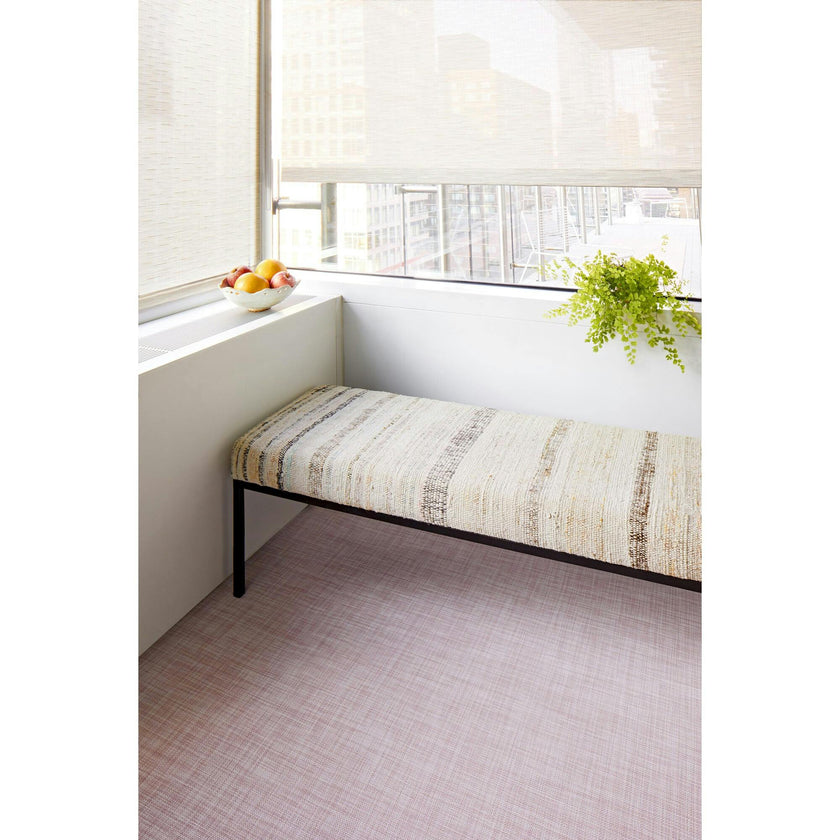 Mini Basketweave Floor Mat, Blush