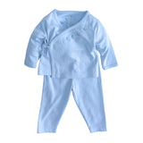 Pima Kimono Set Oliva Blue