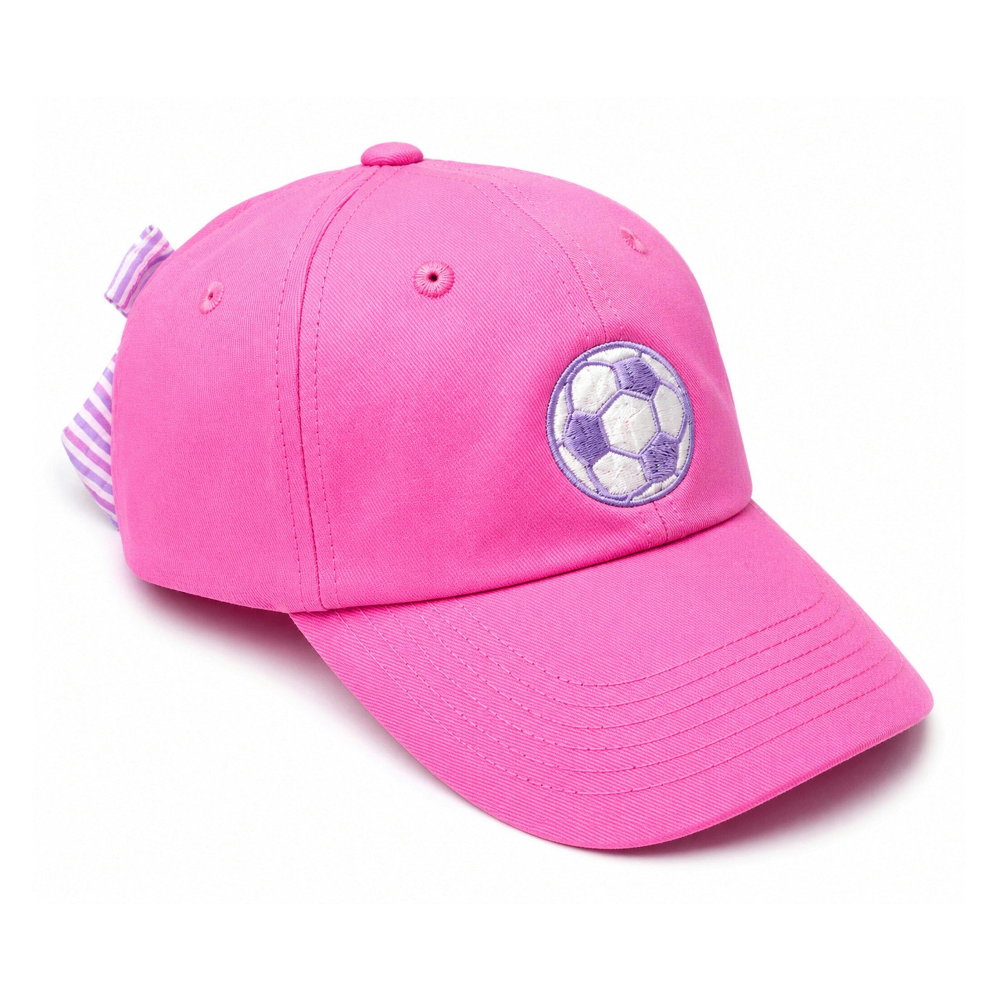 Soccer Bow Baseball Hat
