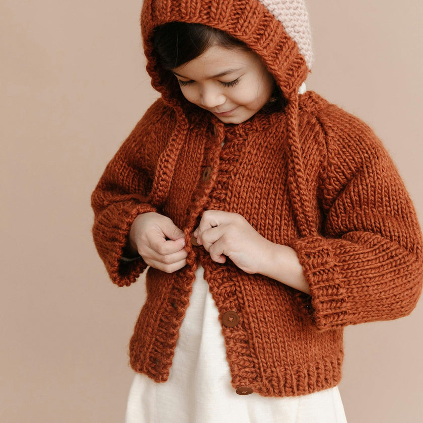 Classic Cardigan - Cinnamon