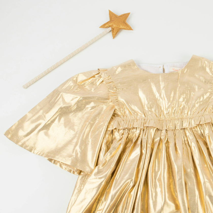 Gold Angel Dress Age 5-6