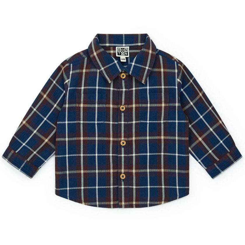 Plaid Baby Shirt