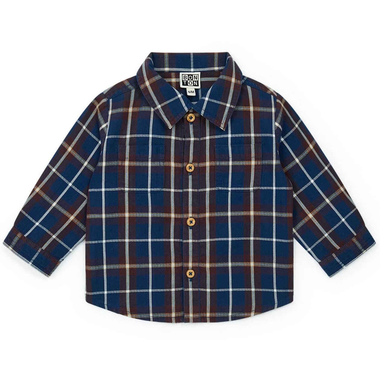 Plaid Baby Shirt
