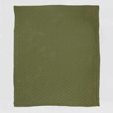 Textured Sustainable Knit Throw Blanket - Basketweave