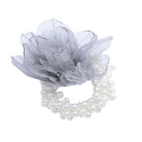 Pearl Blossom Scrunchie Set