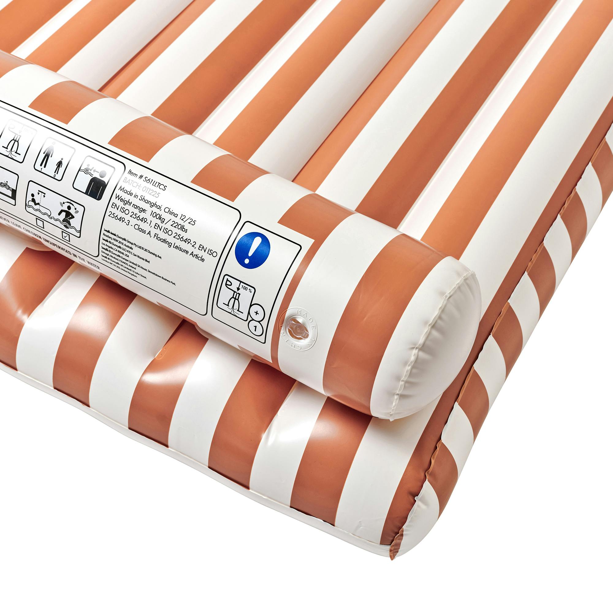 Luxe Lilo: Tierra Clay Stripe