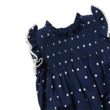 Baby Girls Jaipur Bubble - Navy Dot
