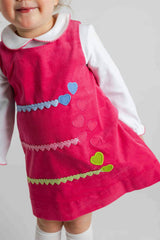 Corduroy Jumper With Hearts