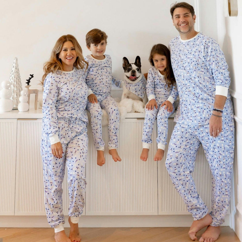 Organic Kids Pajamas - Winter Snowmen