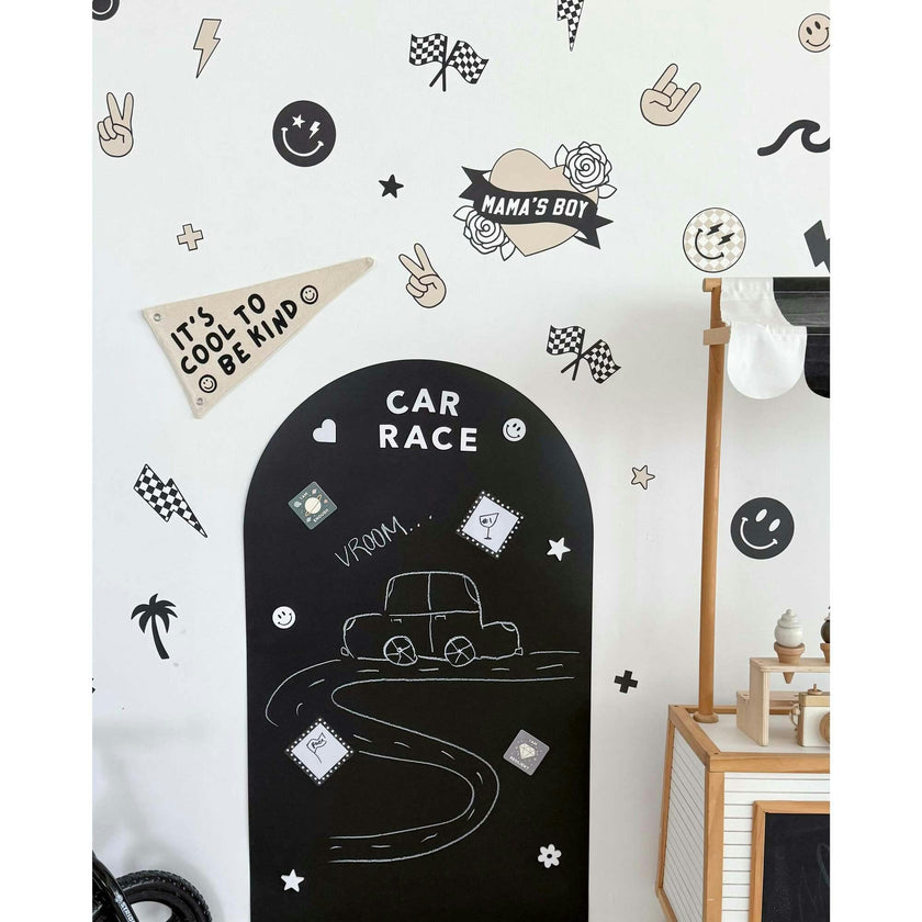 Peel & Stick Fabric Wall Stickers