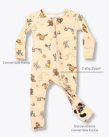 Cowboy Bamboo Convertible Footie