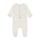 Bows & Kisses Layette Set Ivory & Pink