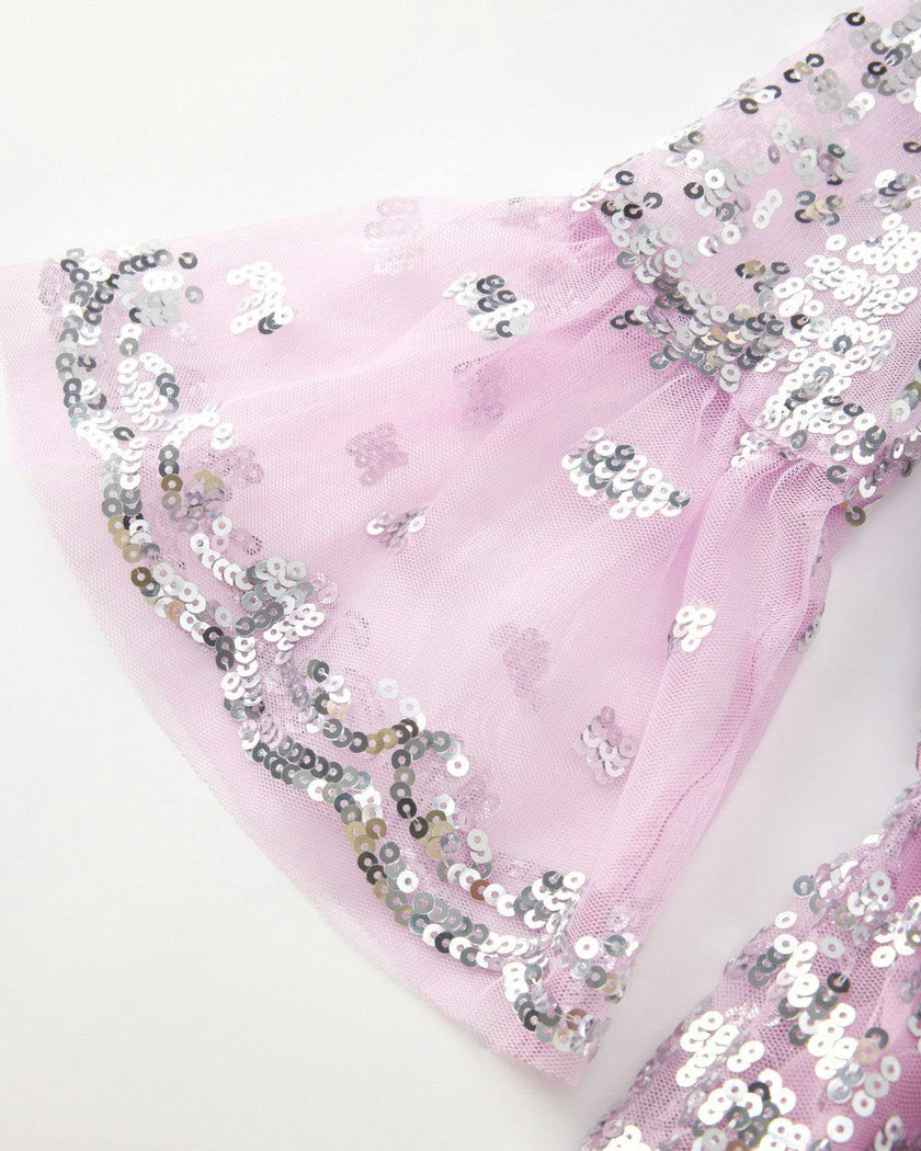 Tabitha Sequin Maxi Dress, Bubblegum Pink