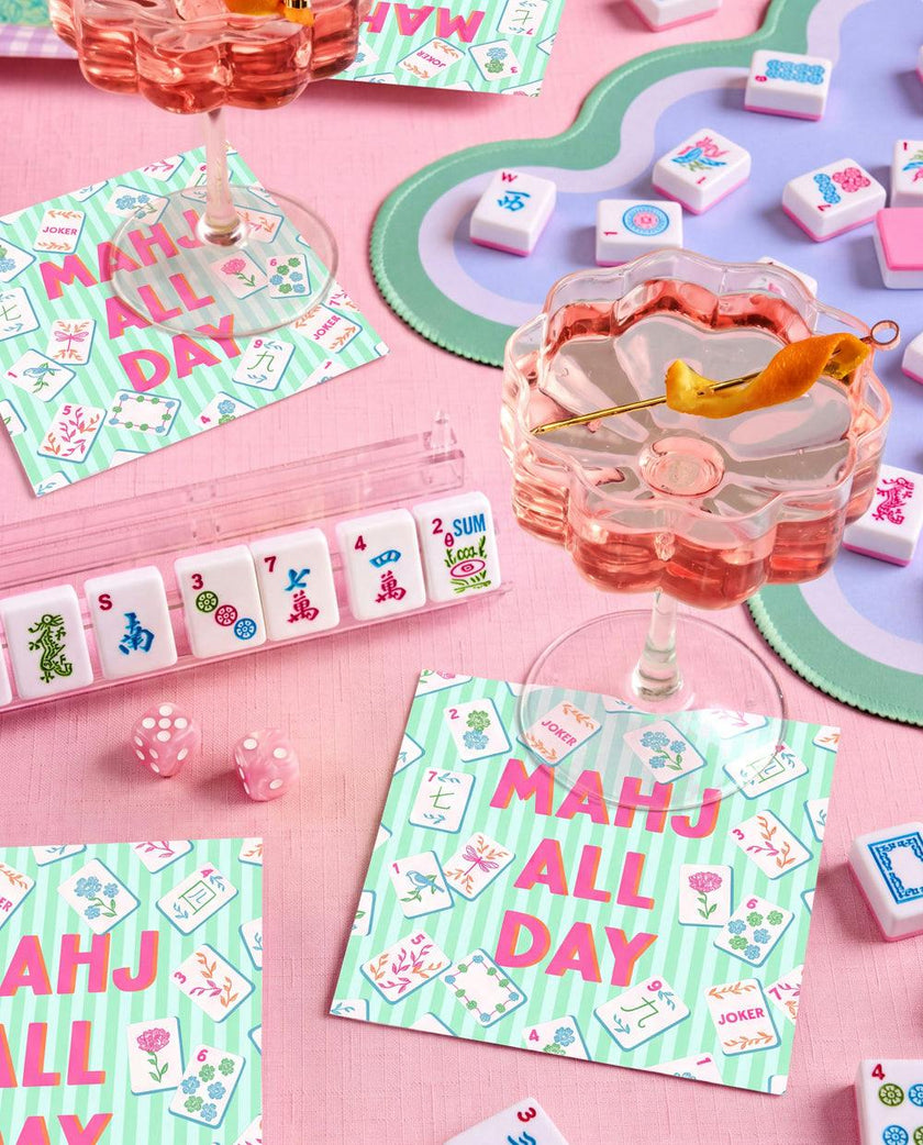 Mahj All Day Cocktail Napkins - 25 paper napkins