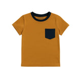 Boys Bamboo Colorblock Pocket T-shirt