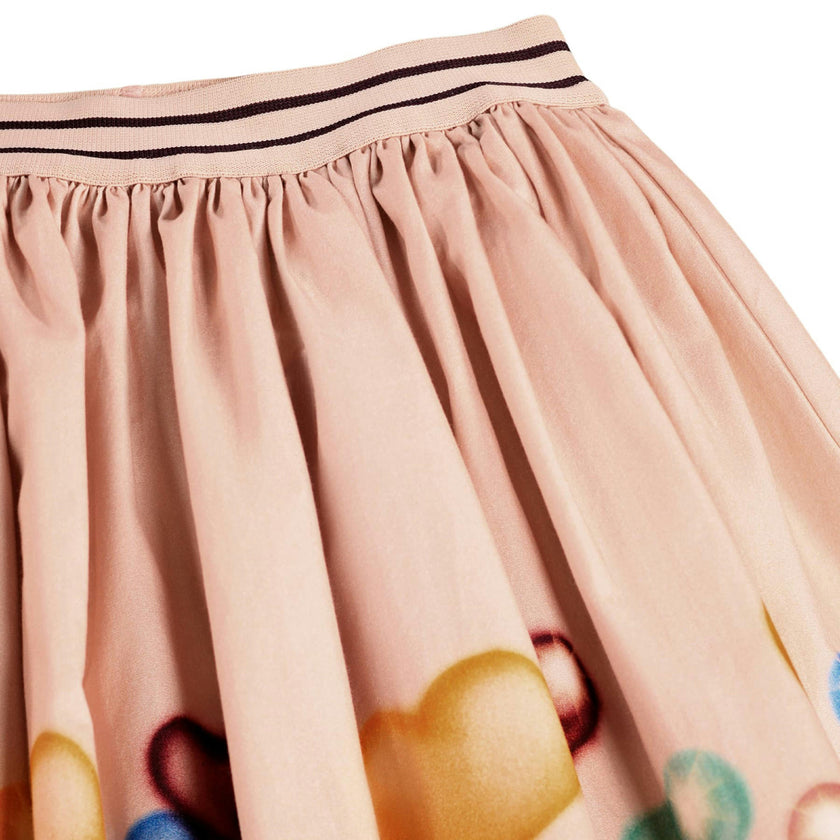 Pink Brenda Colorful Hearts Skirt