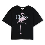 Black Flamingo Logo Tee