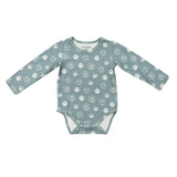 Baby Boy Long Sleeve Bodysuit in Heart Eyes