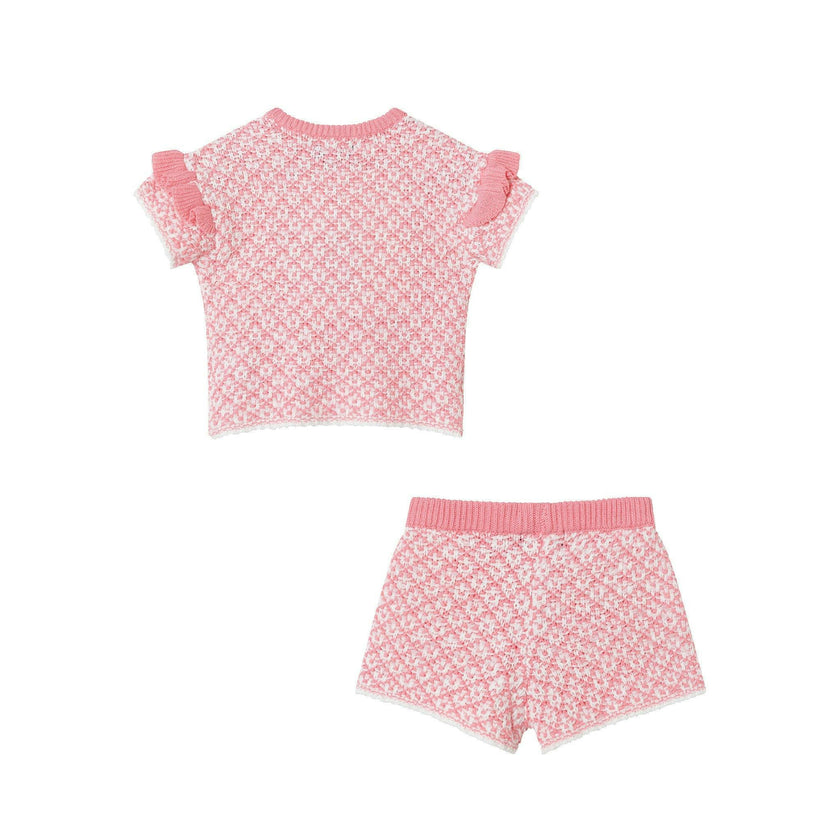 Kids Crochet Top & Short Set