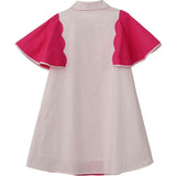 Lulu dress (blush pink/hot pink)
