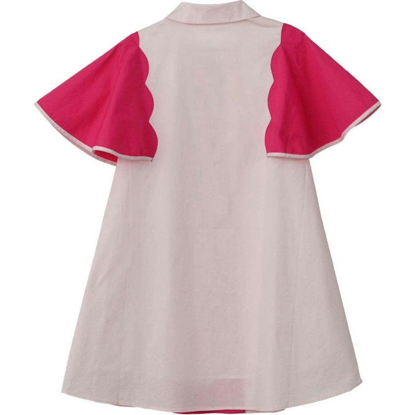Lulu dress (blush pink/hot pink)