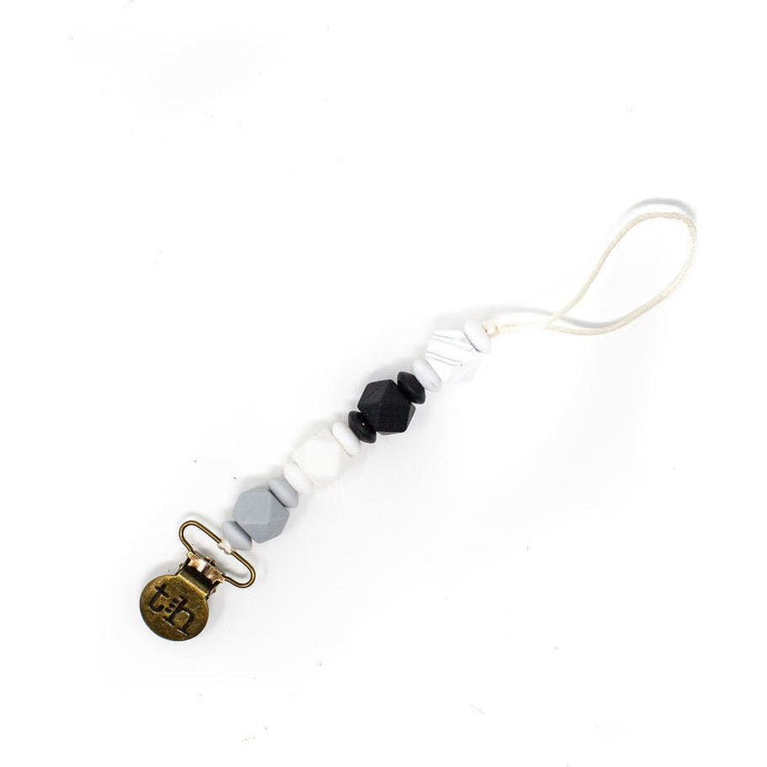 Petite Jewel Pacifier & Toy Clip