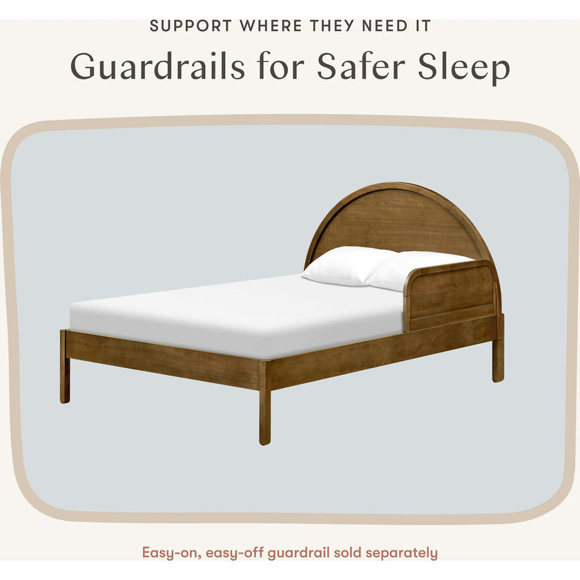 Bondi Full Bed in Natural Walnut