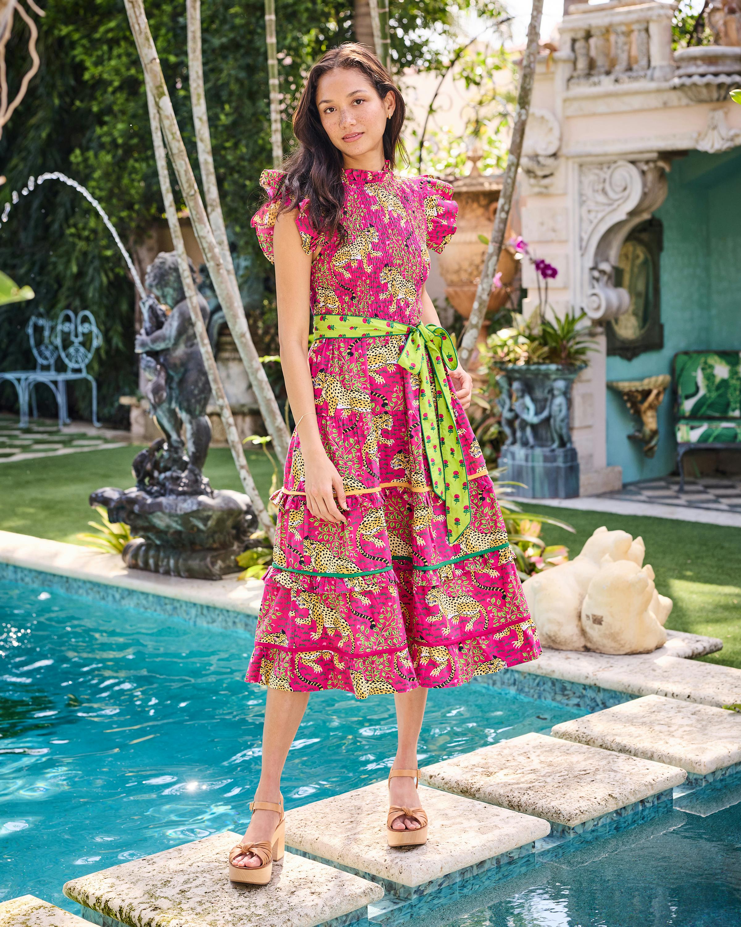 Bagheera - Ready to Ruffle Dress - Hot Pink