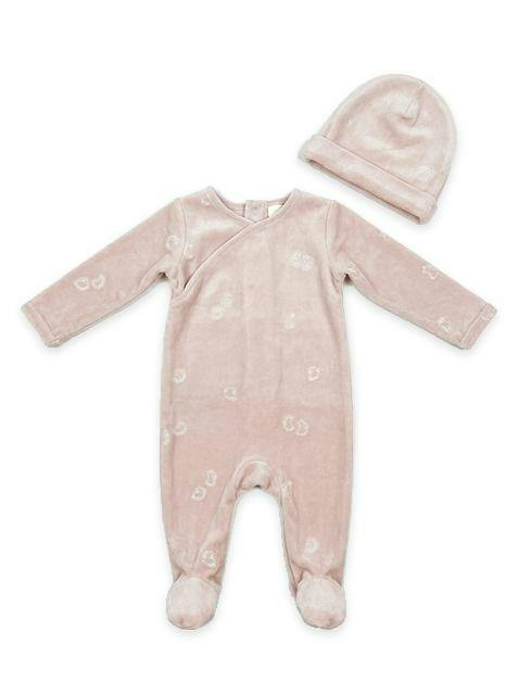 Bunnies Velour Footie
