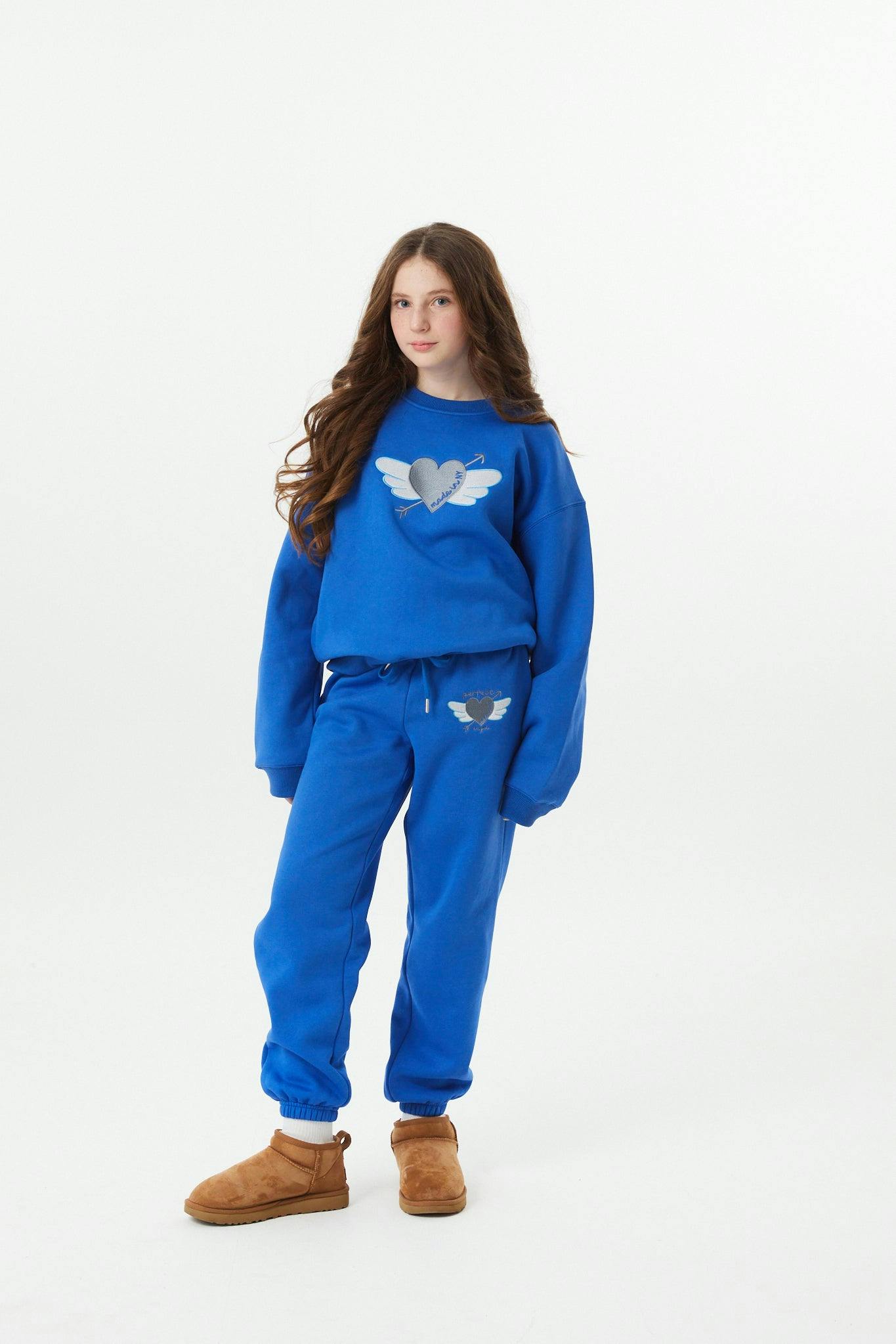 Jessie Royal Blue French Terry Jogger - Perfect Angel