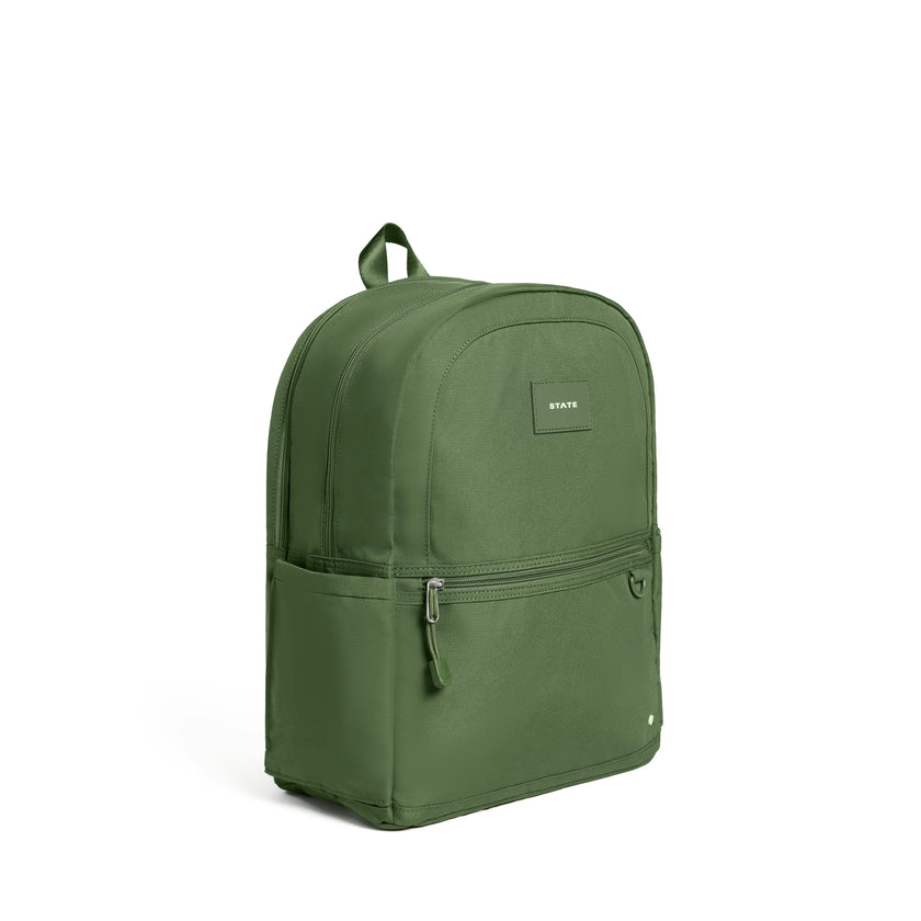 Kane Double Pocket Backpack, Olive