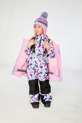 Two Piece Play Snowsuit Pink To Blue Gradient
