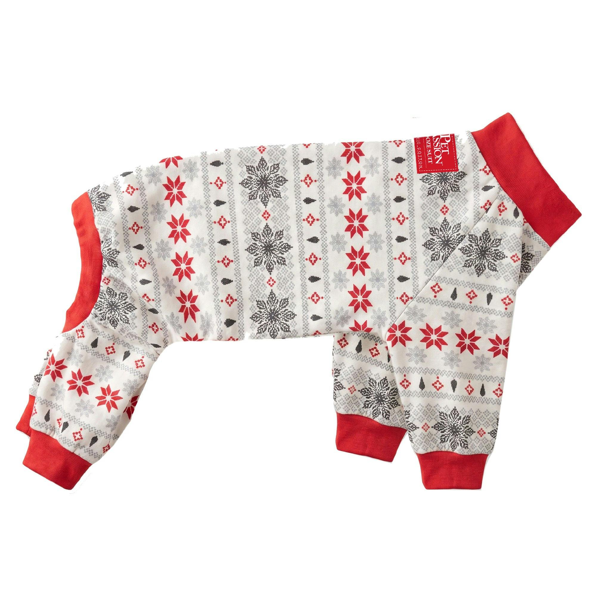 Matching Family Jammies Christmas Pajamas - Nordic Fair Isle Ivory