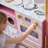 Teamson Kids Little Chef Savannah Wooden Play Kitchen With 21 Accessories