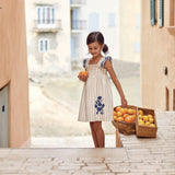 Pinafore Embroidered Dress
