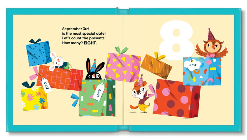 Birthday Counting - Birthday Personalized Book