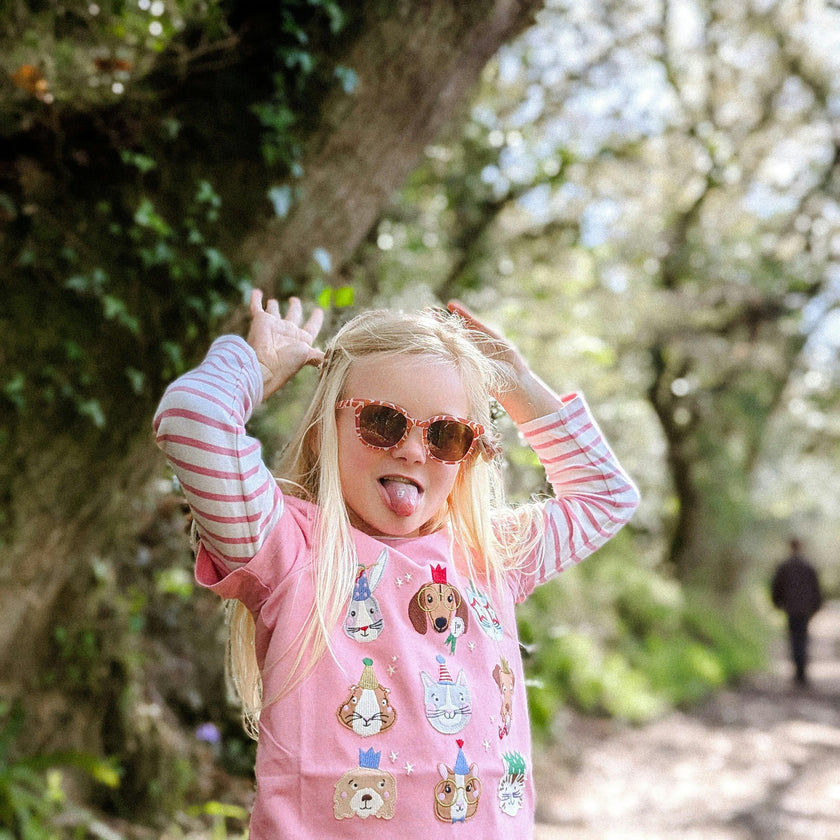 Classic Wayfarer Sustainable Sunglasses | Bio-Based · Bendable · Polarized | Child | 3-8 Y | Ivory Tortoise